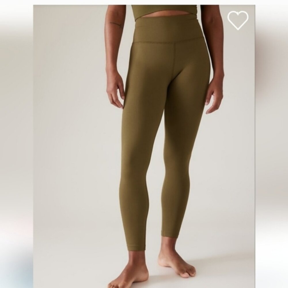 Athleta Aurora Seamless Tight size XXS Olive
